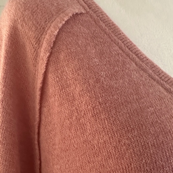 a.n.a Women's V-Neck Sweater - Rose / Peach Color - Picture 7 of 12